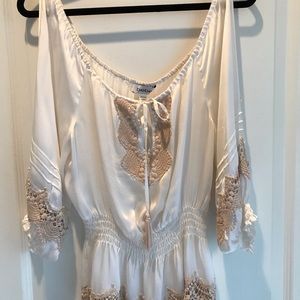 Bebe cold shoulder top size M